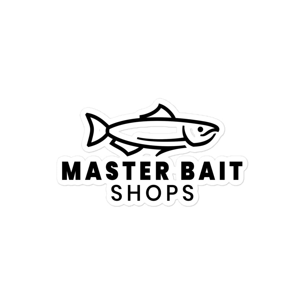 Master Bait Shops Bubble-free stickers
