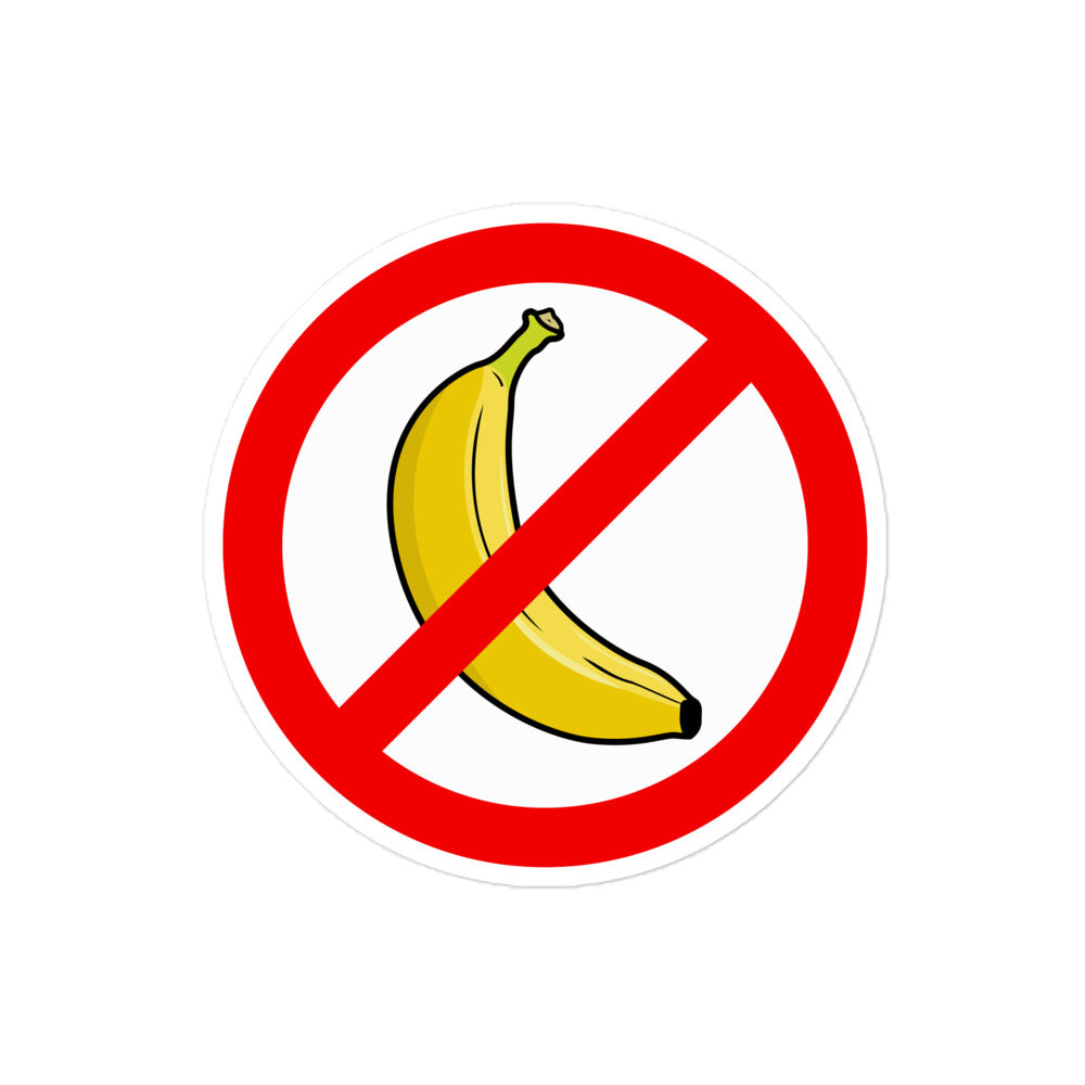 No Bananas Onboard Bubble-free stickers