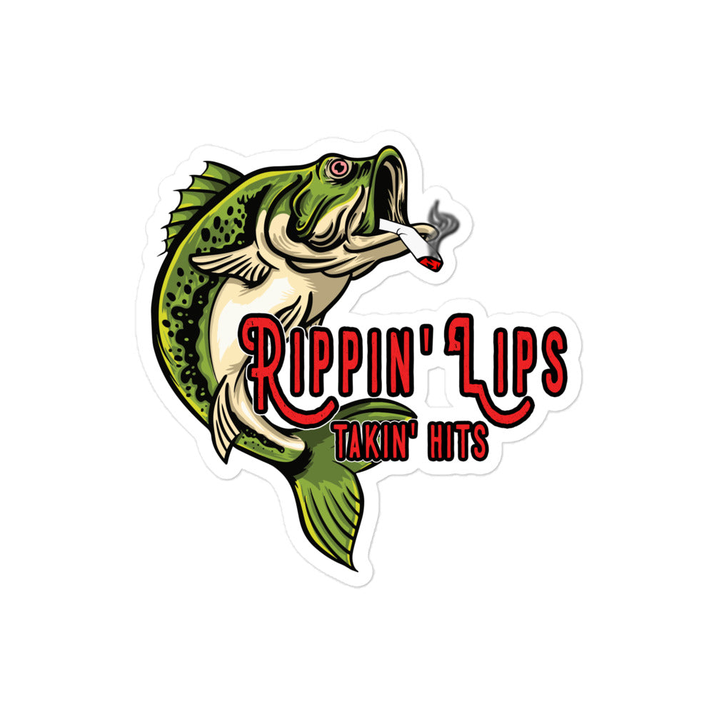 Rippin' Lips Takin' Hits Bubble-free stickers