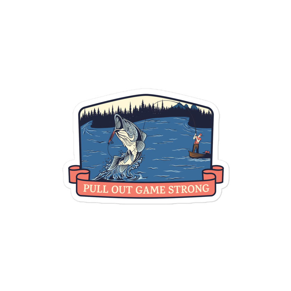 Pull Out Game Strong Bubble-free stickers