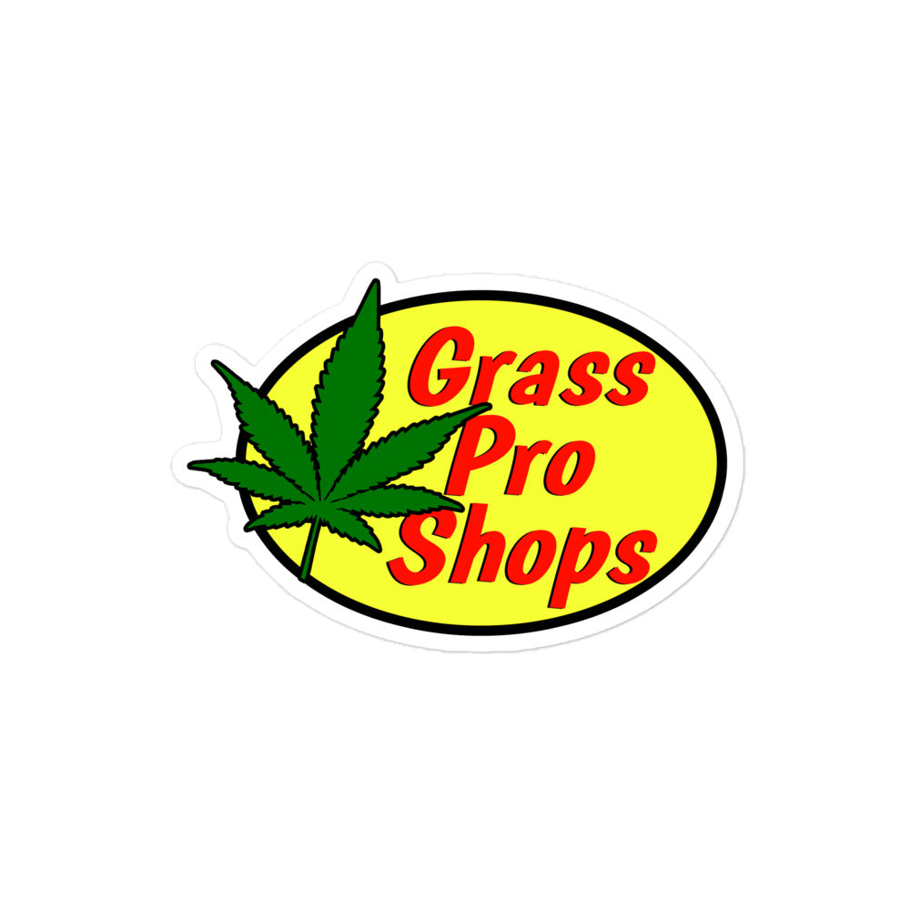 Grass Pro Shops Bubble-free stickers