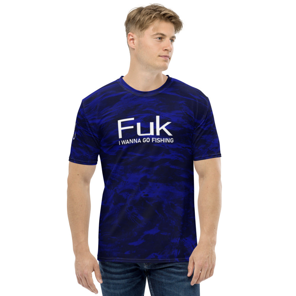 Fuk  Royal Blue Water Men's T-shirt – Master Bait Shops