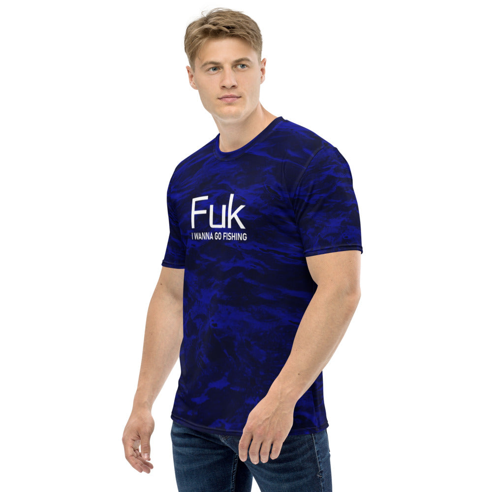Fuk  Royal Blue Water Men's T-shirt – Master Bait Shops