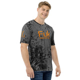 Fuk | Dark Grey Grunge Men's T-shirt