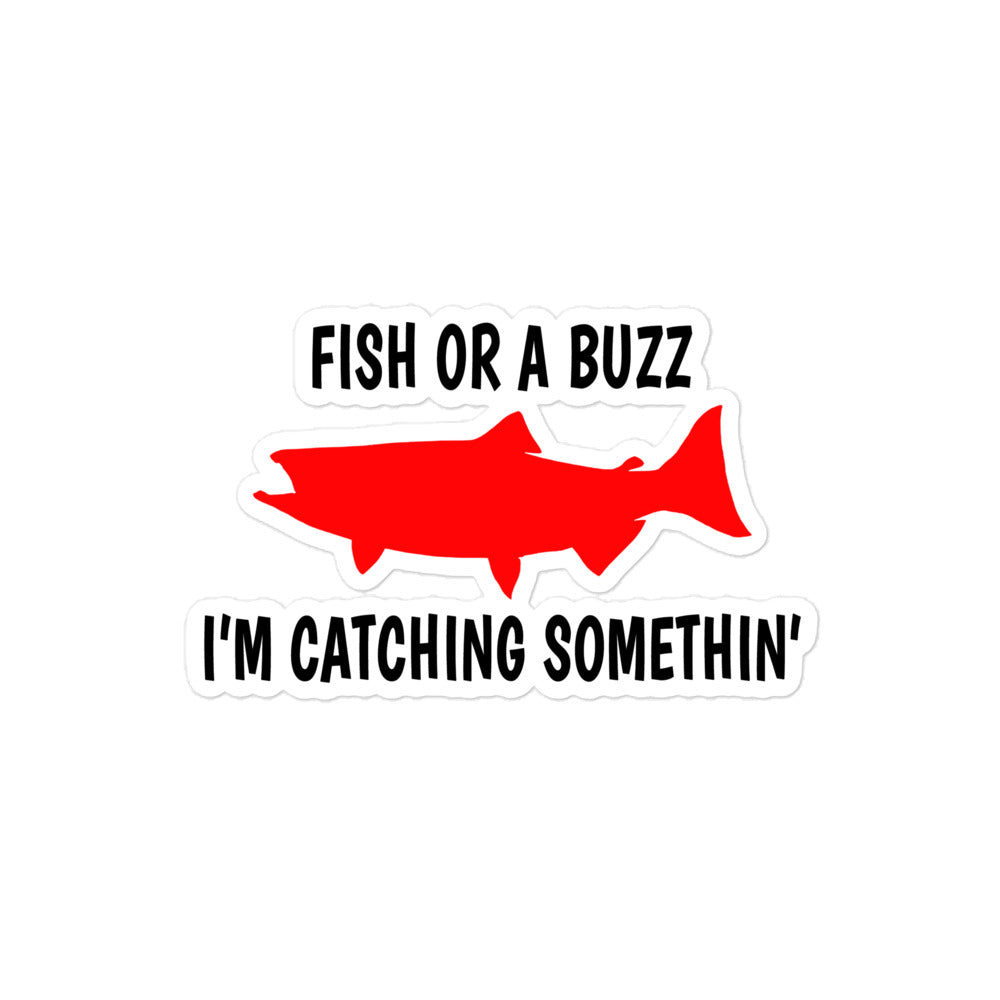 Bass Fishing Stickers Buzz Mini