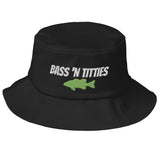 Bass 'N Titties Old School Bucket Hat