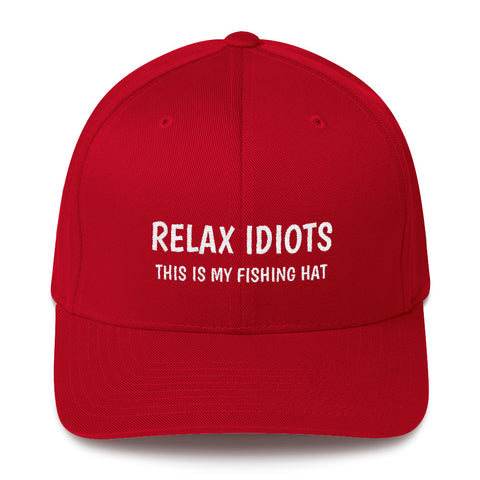 Relax Idiots Structured Twill Cap
