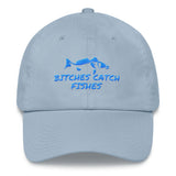 Bitches Catch Fishes Redfish Hat Blue