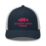 Bitches Catch Fishes Bass Trucker Cap
