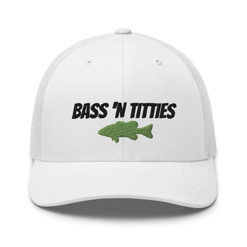 Funny Bass Fishing Trucker Hat