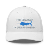 Fish Or A Buzz Marlin Trucker Cap