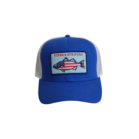 Stars and Stripers Patch Hat Blue