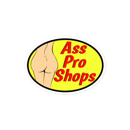 Ass Pro Shops Bubble-free stickers