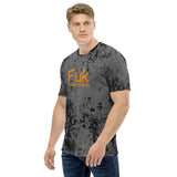 Fuk | Dark Grey Grunge Men's T-shirt