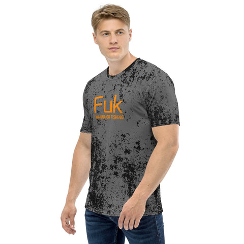 Fuk  Dark Grey Grunge Men's T-shirt – Master Bait Shops