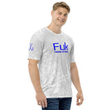 Fuk | White Grunge Men's T-shirt