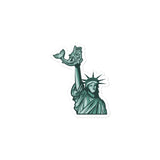 Lady Liberty Bubble-free stickers