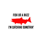Fish Or A Buzz Bubble-free stickers