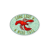 Long Legs & A Nice Tail Bubble-free stickers