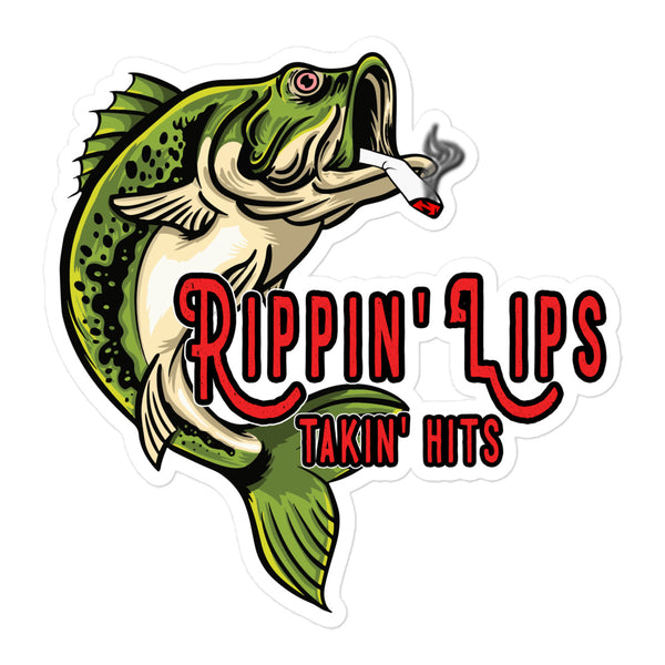 Rippin Lips Takin' Hits Sticker – Master Bait Shops