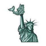 Lady Liberty Bubble-free stickers