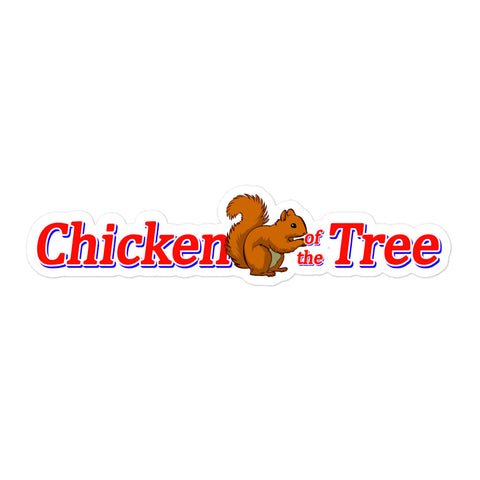 Chicken of the Tree Bubble-free stickers