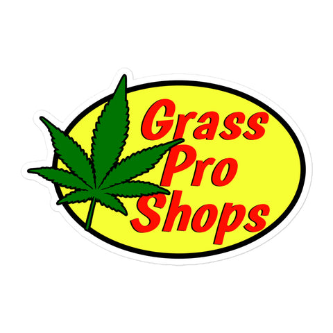 Grass Pro Shops Bubble-free stickers
