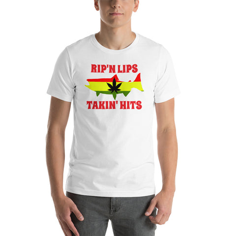 Rip'n Lips Takin' Hits Short-Sleeve Unisex T-Shirt