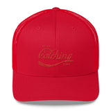 Enjoy Catching Fish Trucker Hat Red