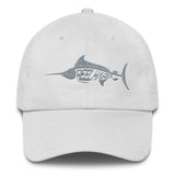 Reel Hard Marlin Dad Hat