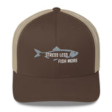 Stress Less Fish More Trucker Hat