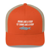 Drink Like A Fish Trucker Cap
