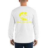 Dont Fish By Me Bass Long Sleeve T-Shirt Yellow