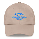 Bitches Catch Fishes Redfish Hat Blue