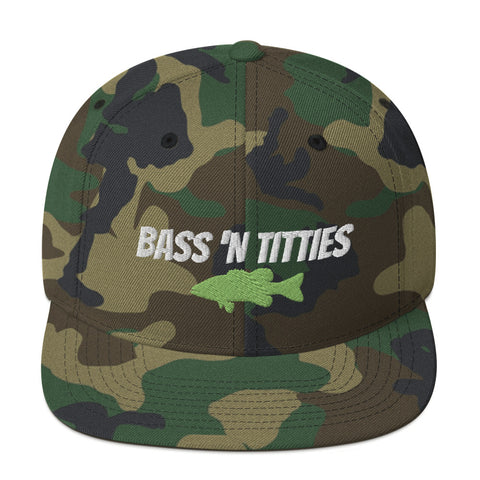 Bass 'N Titties Snapback Hat