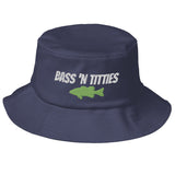 Bass 'N Titties Old School Bucket Hat