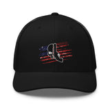 Freedom Skull Trucker Cap