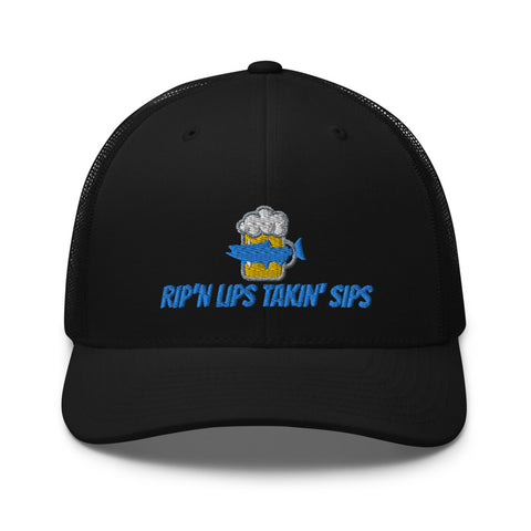 Rip'n Lips Takin' Sips Trucker Hat