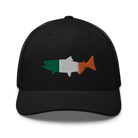 Irish Flag Fish Trucker Cap