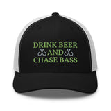 Drink Beer and Chase Bass Trucker Cap
