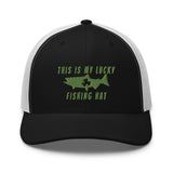 THIS IS MY LUCKY FISHING HAT Trucker Cap