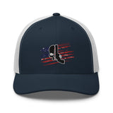 Freedom Skull Trucker Cap