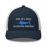 Fish Or A Buzz Marlin Trucker Cap
