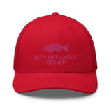 Bitches Catch Fishes Bass Trucker Cap