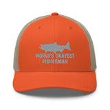 World's Okayest Fisherman Trucker Cap
