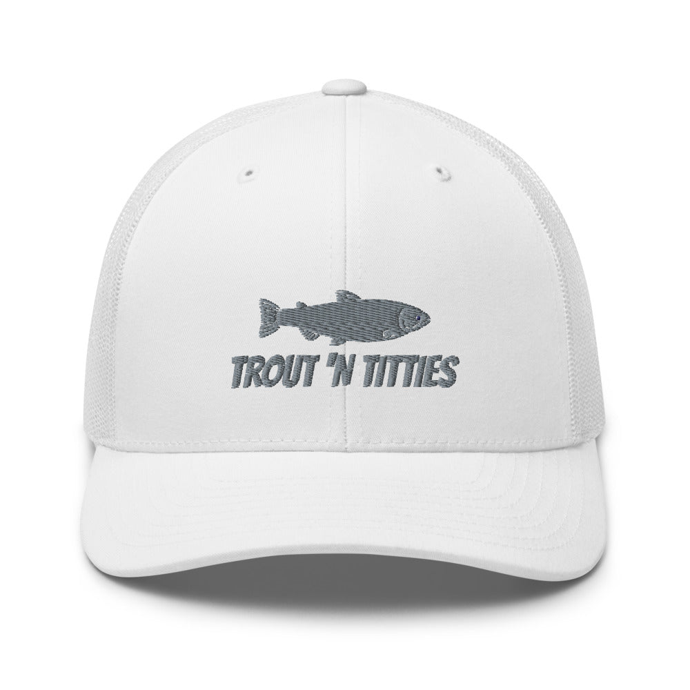 Trout 'N Titties Trucker Hat – Master Bait Shops