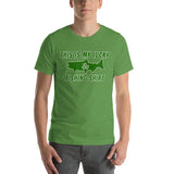 This Is My Lucky Fishing Shirt (Green) Short-Sleeve Unisex T-Shirt