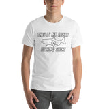 This Is My Lucky Fishing Shirt (White) Short-Sleeve Unisex T-Shirt