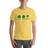 Lucky/Luckier/Luckiest Short-Sleeve Unisex T-Shirt