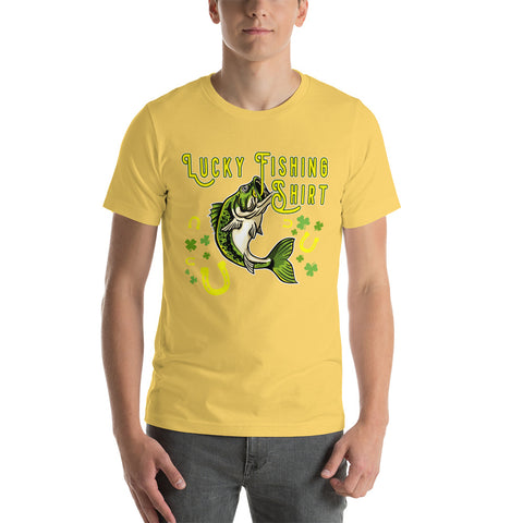 This Is My Lucky Fishing Shirt (Green) Short-Sleeve Unisex T-Shirt – Master  Bait Shops